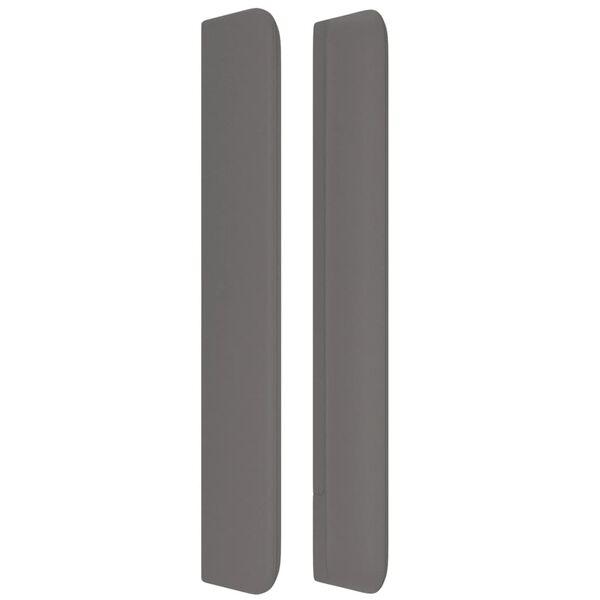 vidaXL sz&uuml;rke műbőr fejt&aacute;mla sz&aacute;rnyakkal 163x16x118/128 cm