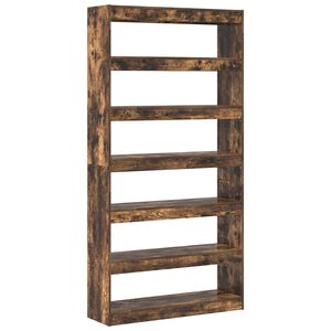 vidaXL K&ouml;nyvespolc F&uuml;st&ouml;lt t&ouml;lgy 100 x 30 x 198 cm Faanyag