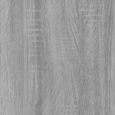 vidaXL szürke sonoma színű szerelt fa cipősszekrény 63x24x81 cm