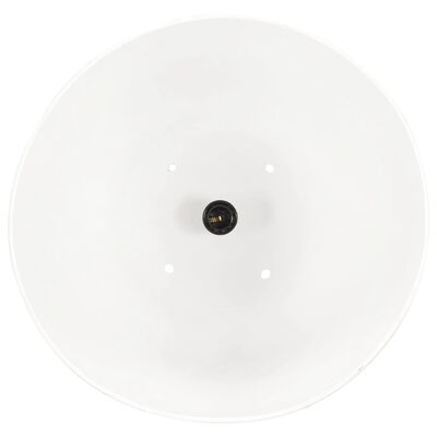vidaXL kerek fehér ipari függőlámpa 25 W 32 cm E27