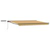 vidaXL Elektromos Kih&uacute;zhat&oacute; Napernyő S&aacute;rga, Sz&uuml;rke, Antracit 4 &times; 3 m