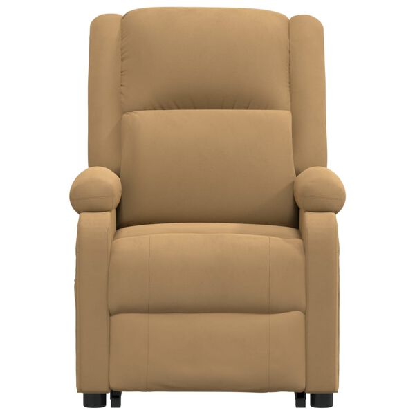 vidaXL barna b&aacute;rsony fel&aacute;ll&aacute;st seg&iacute;tő massz&aacute;zsfotel