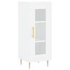 vidaXL feh&eacute;r szerelt fa magasszekr&eacute;ny 34,5x34x180 cm