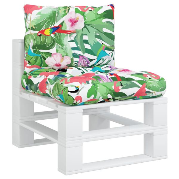 vidaXL 2 db többszínű oxford szövet raklapkanapé párna