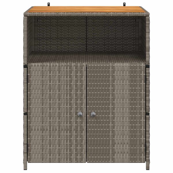 vidaXL Cabinet Sz&uuml;rke 70 x 50 x 87 cm Poli&eacute;szter &eacute;s Roly Rattan
