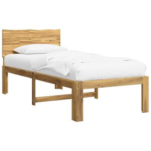 vidaXL Egyszem&eacute;lyes &Aacute;gykeret Fejt&aacute;ml&aacute;val ROSTOCK Feh&eacute;r 75 x 190 cm