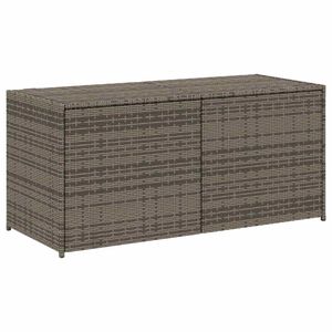 vidaXL sz&uuml;rke polyrattan kerti t&aacute;rol&oacute;l&aacute;da 283 L