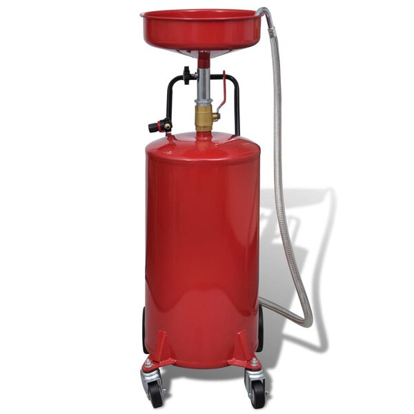 Hordozat&oacute; F&aacute;radt Olaj Leeresztő 20 Gallonos Tart&aacute;ly Levegő Műk&ouml;dtet&eacute;s