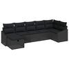 vidaXL Kanap&eacute; Szett 7 db polirattan