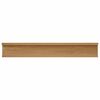 vidaXL Falpolc polcokkal t&aacute;rol&oacute;val 2 pcs Barna 60 x 9 x 3 cm Faanyag
