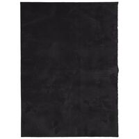 vidaXL HUARTE fekete rövid szálú puha és mosható szőnyeg 200 x 280 cm