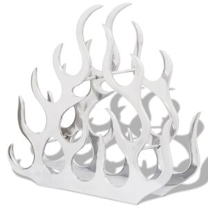 vidaXL ez&uuml;stsz&iacute;nű alum&iacute;nium bortart&oacute; &aacute;llv&aacute;ny 11 palackhoz