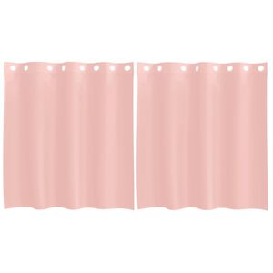 vidaXL 2 db r&oacute;zsasz&iacute;n f&aacute;tyolf&uuml;gg&ouml;ny&ouml;k rojtokkal 140x140 cm