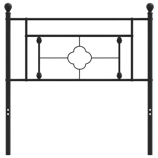 vidaXL fekete f&eacute;m csere fejt&aacute;mla 100 cm