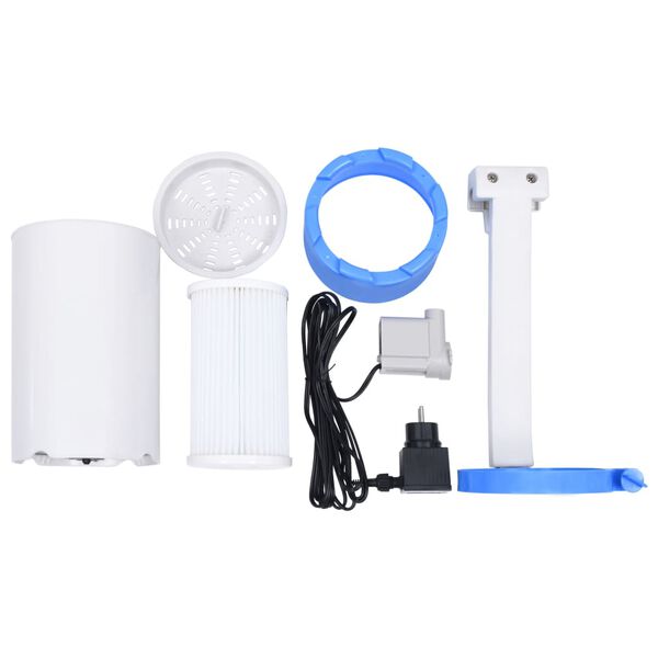 vidaXL felfüggeszthető medenceszkimmer, szivattyú 16 cm-es adapterrel