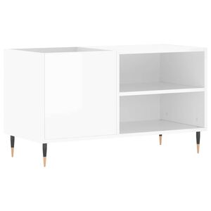 vidaXL magasf&eacute;nyű feh&eacute;r szerelt fa hanglemezszekr&eacute;ny 85x38x48 cm