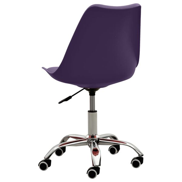 vidaXL lila műbőr &eacute;tkezősz&eacute;k