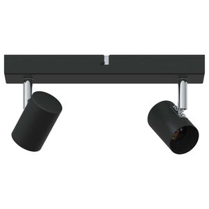 vidaXL Mennyezeti spotl&aacute;mpa Fekete 26 x 6,5 x 11,5 cm F&eacute;m