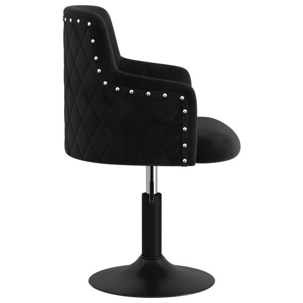 vidaXL fekete b&aacute;rsony forg&oacute; &eacute;tkezősz&eacute;k