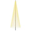 vidaXL LED Kar&aacute;csonyi Fenyő 385 cm 1148 LED Meleg feh&eacute;r Vas Fekete