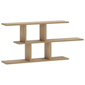 vidaXL Falpolc K&eacute;zműves T&ouml;lgy 100 x 17 x 45,5 cm Szerelt Fa