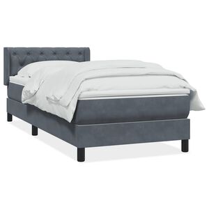 vidaXL s&ouml;t&eacute;tsz&uuml;rke b&aacute;rsony rug&oacute;s &aacute;gy matraccal 80x210 cm