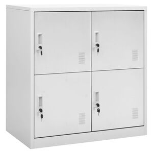 vidaXL vil&aacute;gossz&uuml;rke ac&eacute;l z&aacute;rhat&oacute; szekr&eacute;ny 90 x 45 x 92,5 cm