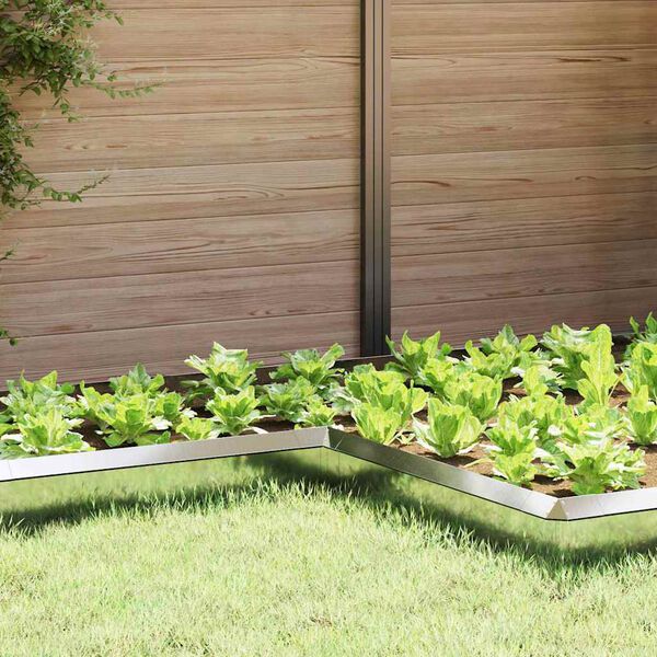 vidaXL Csiga ker&iacute;t&eacute;s Ez&uuml;st 10 x 10 x 25 cm Horganyzott ac&eacute;l