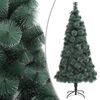 vidaXL z&ouml;ld PET műkar&aacute;csonyfa &aacute;llv&aacute;nnyal 120 cm