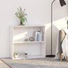 vidaXL feh&eacute;r szerelt fa k&ouml;nyvespolc 80x30x76,5 cm