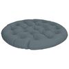 vidaXL Papasan sz&eacute;k p&aacute;rna VIANEN 100% poli&eacute;szter K&eacute;k &Oslash; 120 x 12 cm