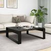vidaXL fekete szerelt fa doh&aacute;nyz&oacute;asztal 100 x 100 x 35 cm