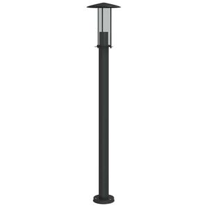 vidaXL fekete rozsdamentes ac&eacute;l k&uuml;lt&eacute;ri &aacute;ll&oacute;l&aacute;mpa 100 cm