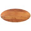 vidaXL t&ouml;m&ouml;r ak&aacute;cfa ov&aacute;lis asztallap 120 x 50 x 3,8 cm