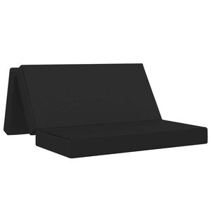 vidaXL &Ouml;sszecsukhat&oacute; kanap&eacute;&aacute;gy 160 x 67 x 45 cm Fekete