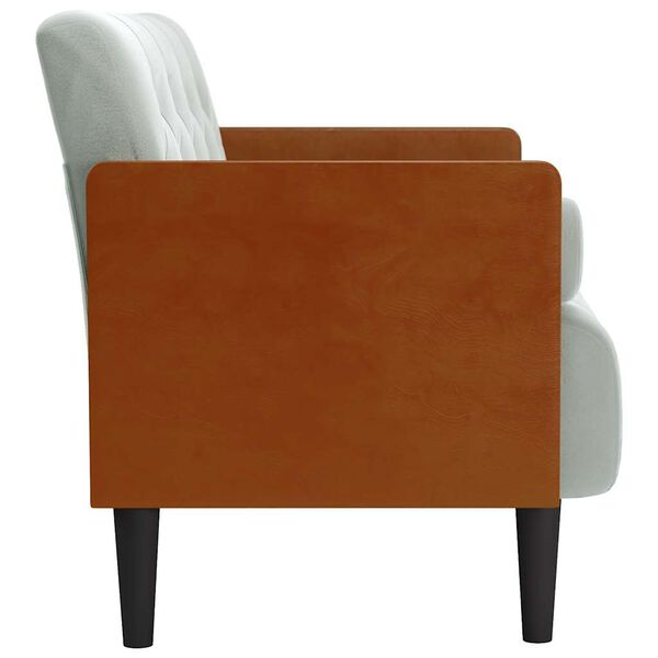 vidaXL vil&aacute;gossz&uuml;rke b&aacute;rsony loveseat kanap&eacute; p&aacute;rn&aacute;kkal 110 cm