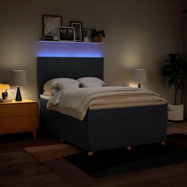 vidaXL k&eacute;k sz&ouml;vet rug&oacute;s &aacute;gy matraccal 140 x 190 cm