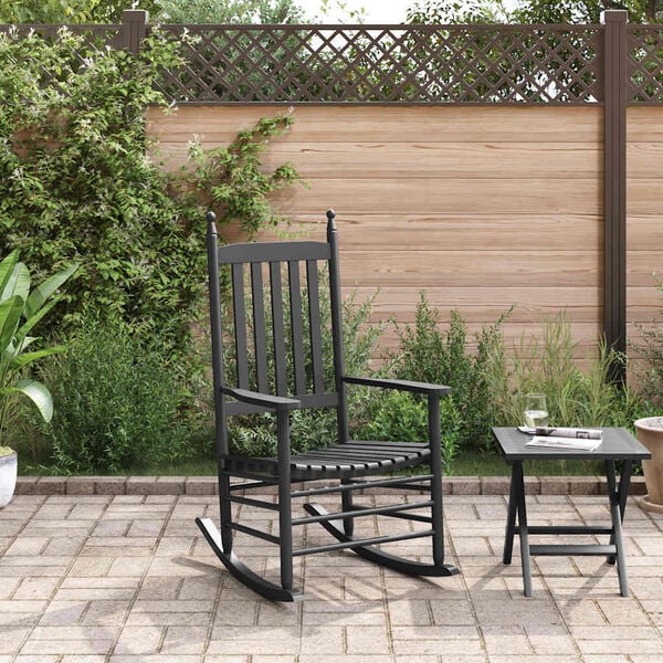 vidaXL fekete t&ouml;m&ouml;r ny&aacute;rfa hintasz&eacute;k &iacute;velt &uuml;lőfel&uuml;lettel