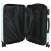 vidaXL Bőrönd szett zárral 3 pcs Menta zöld 50 x 31 x 78 cm