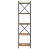 vidaXL K&ouml;nyvespolc R&eacute;gi fa 40 x 30 x 155 cm Faanyag