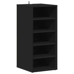 vidaX fekete forg&aacute;cslap cipősszekr&eacute;ny 31,5 x 35 x 70 cm