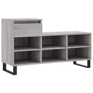 vidaXL sz&uuml;rke sonoma sz&iacute;nű szerelt fa cipősszekr&eacute;ny 102x36x60 cm