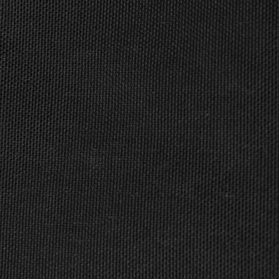 vidaXL fekete négyzet alakú oxford-szövet napvitorla 7 x 7 m