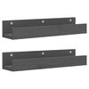 vidaXL 2 db sz&uuml;rke t&ouml;m&ouml;r fenyőfa fali polc 50 x 12 x 9 cm