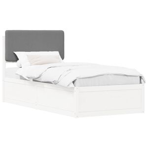 vidaXL &Aacute;gykeret K&aacute;rpitozott Fejt&aacute;ml&aacute;val Vil&aacute;gossz&uuml;rke 100 x 200 cm