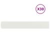 vidaXL Fűszeg&eacute;lyez&eacute;s 30 db 15 x 103 cm Ac&eacute;l Feh&eacute;r