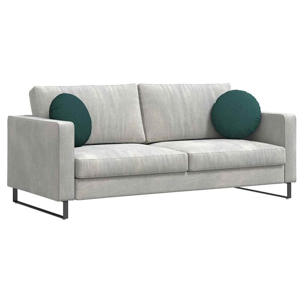 vidaXL &Uuml;lőp&aacute;rn&aacute;k 2 pcs S&ouml;t&eacute;tz&ouml;ld &Oslash;40 x 13 cm sz&ouml;vet