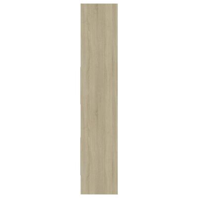vidaXL fehér-sonoma színű forgácslap könyvszekrény 40 x 35 x 180 cm