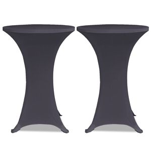 vidaXL 2 db antracitsz&uuml;rke ny&uacute;jthat&oacute; asztalter&iacute;tő 60 cm