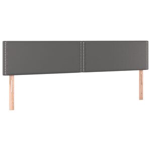 vidaXL sz&uuml;rke műbőr fejt&aacute;mla 200 x 5 x 78/88 cm